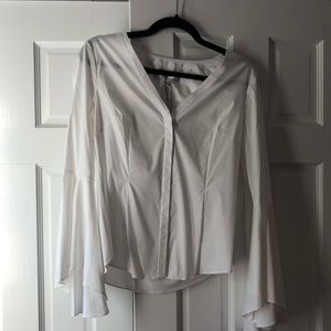 Milly flare sleeve button up shirt, NWT